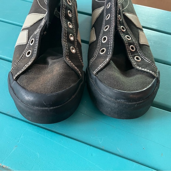 Macbeth Eliot Original Sneaker Vegan M6/W8 NO LACES NO INSERT Black White - Picture 7 of 10